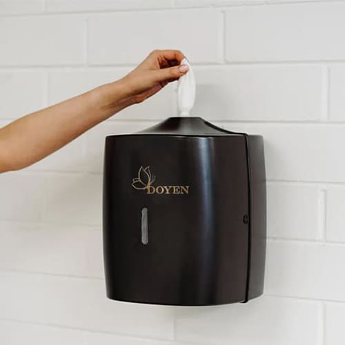 black wipe dispenser