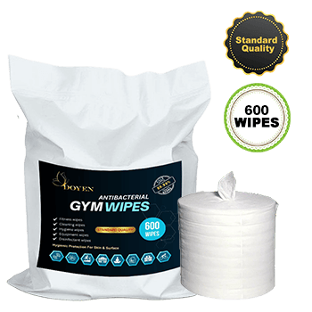 standard quality gym wipes- 600