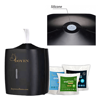 wipe dispenser black