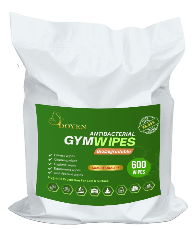 Biodegradable Gym Wipes for Gyms, Fitness Centers & Wellness Facilities – Doyen Wellness UAE