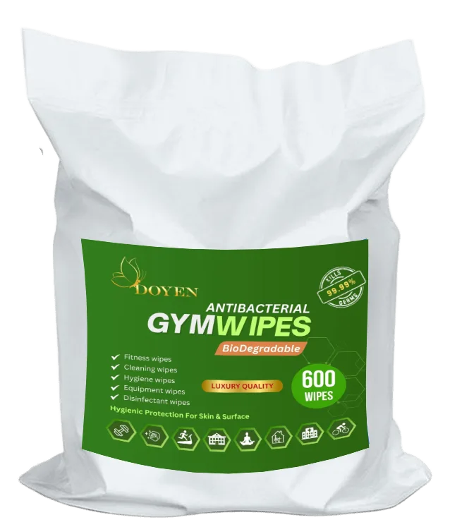 Biodegradable Gym Wipes for Gyms, Fitness Centers & Wellness Facilities – Doyen Wellness UAE